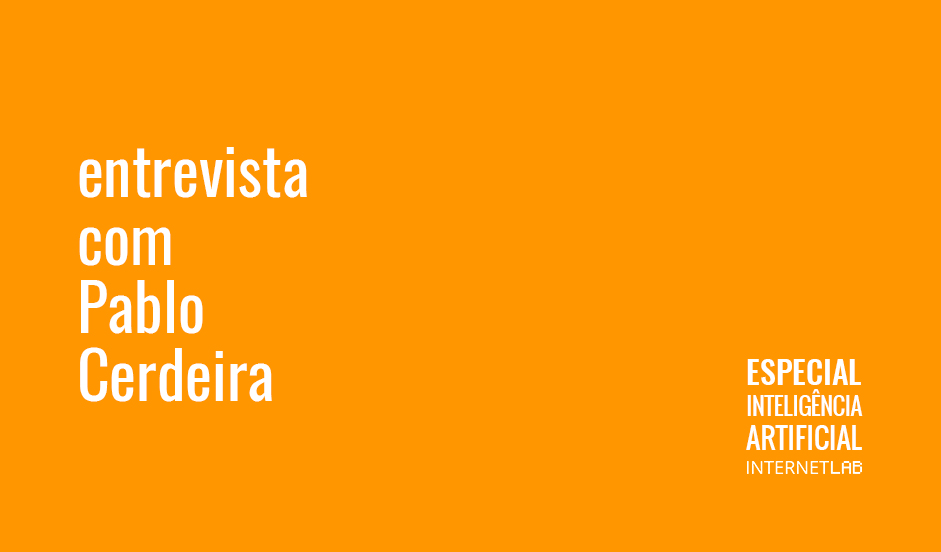 Imagem com os escritos "entrevista com Pablo Cerdeira".